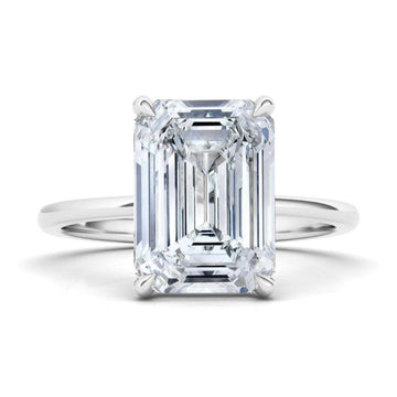 Emerald Cut Diamond Ring 