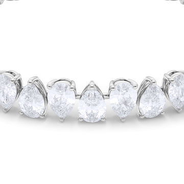 Reverse Pear Diamond Bracelet 